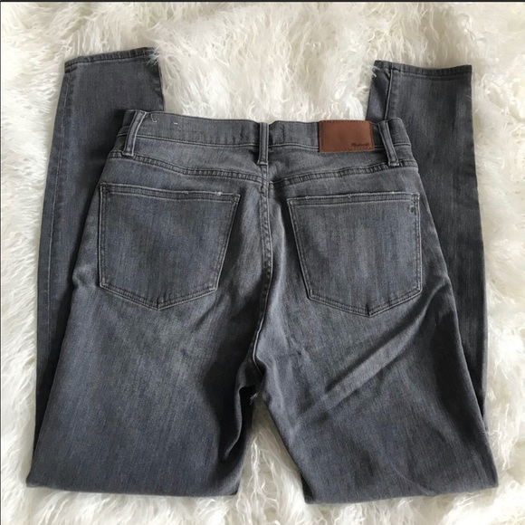 Madewell Denim - Madewell 9” High Riser Skinny Skinny Jeans Gray